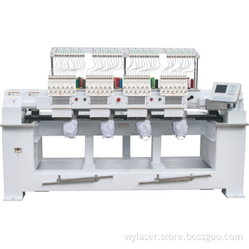 Cylinder Embroidery Machine for Cap T-Shirt and Flat Embroidery (WY1204C)